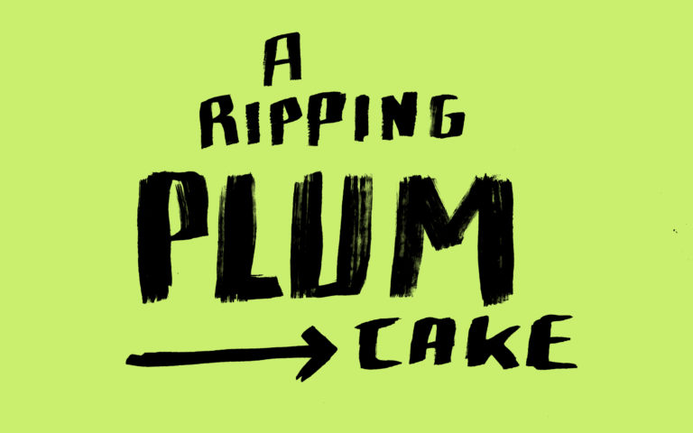 A ripping plum cake